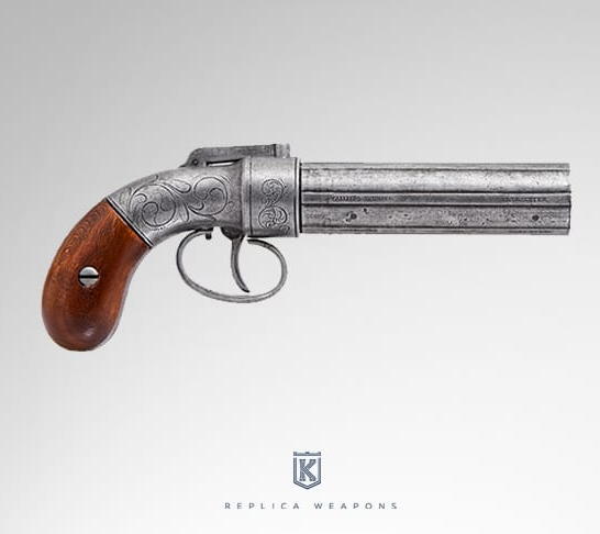 replica pistola kolser allen & thurber pepperbox 1837