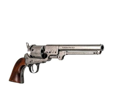 replica pistola kolser colt navy 1851 silver