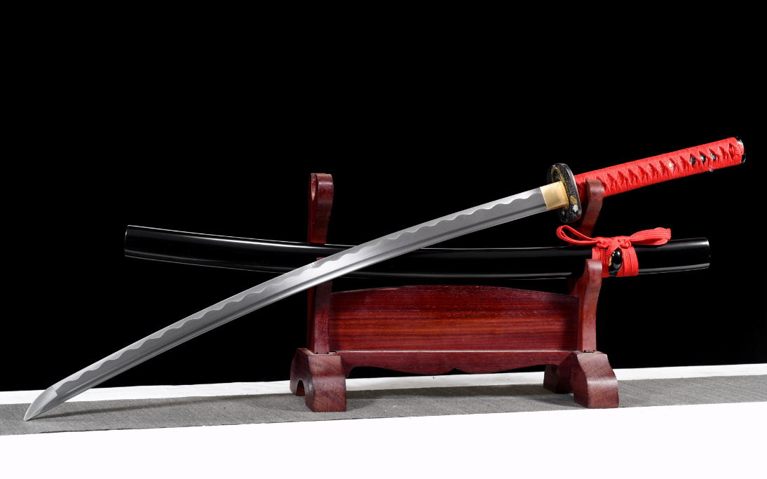 katana alta qualita' red handle + set pulizia + valigetta