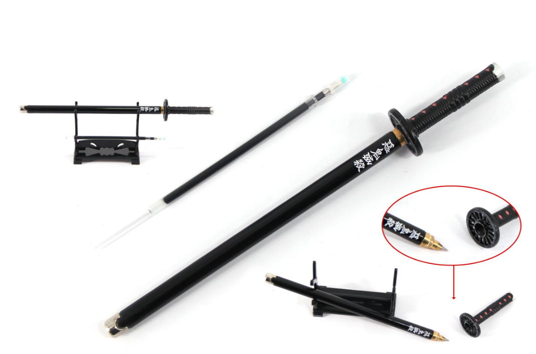 katana mini penna con espositore demon slayer-184