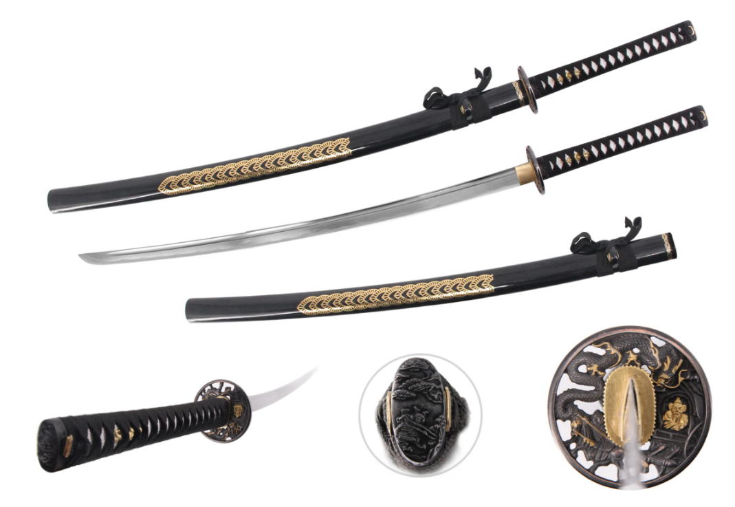 katana alta qualita' black chain