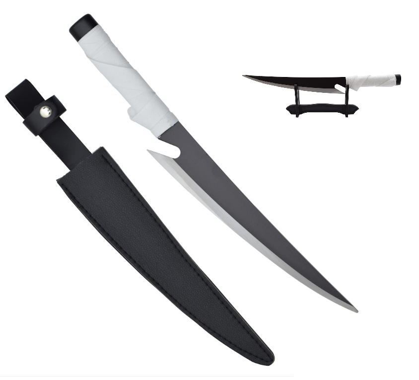 spada mini zangetsu, zanpakuto di ichigo kurosaki bleach – lama in metallo