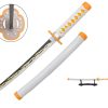 katana mini demon slayer di zenitsu agatsuma  – lama in legno