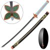 demon slayer: katana shinobu kochou  2 con illuminazione led!
