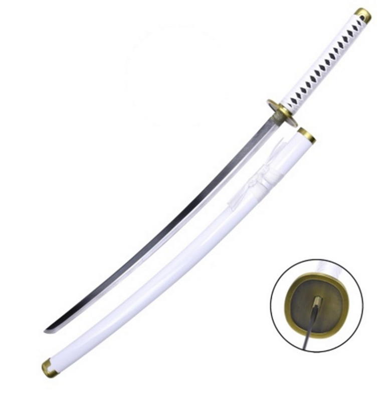katana wado ichimonji zoro roronoa one piece lama in legno