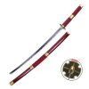 katana sandai kitetsu  zoro roronoa one piece lama in legno