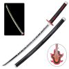 demon slayer:katana tanjirou kamado lama in bamboo con illuminazione led ! demon slayer:katana tanjirou kamado lama in bamboo con illuminazione led !