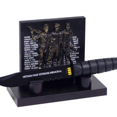 coltello memorial vietnam war veterans da collezione decorativo