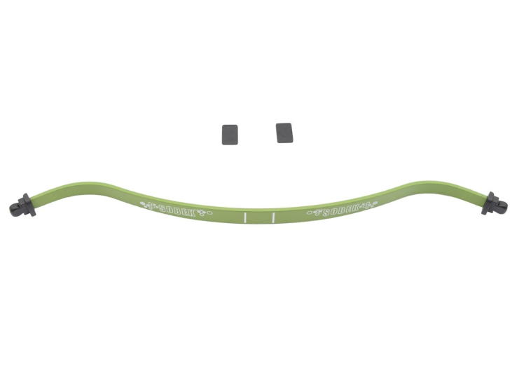 arco in fibra di ricambio per balestra sobek 80lbs green