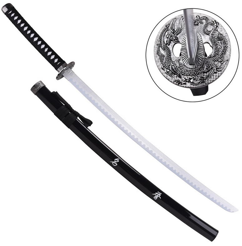 katana the samurai na haru lama in legno