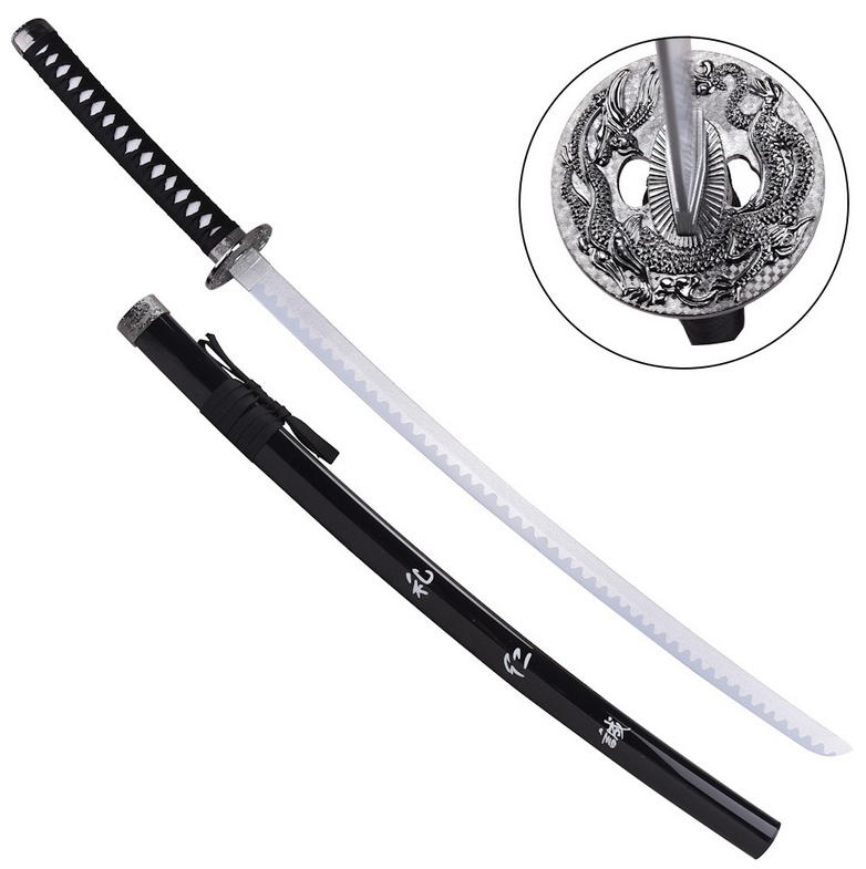 katana the samurai rei jin sei lama in legno