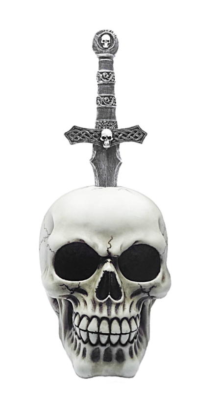 teschio e pugnale