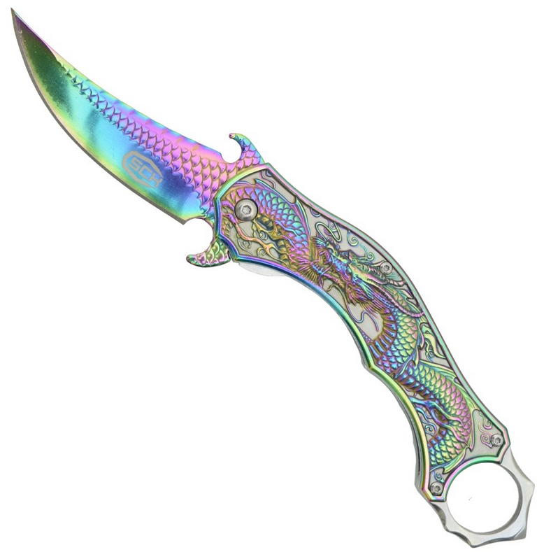 coltello the rainbow dragon