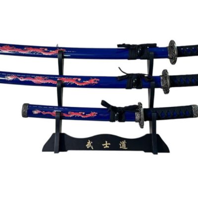 tris katana the flying blue-red dragon