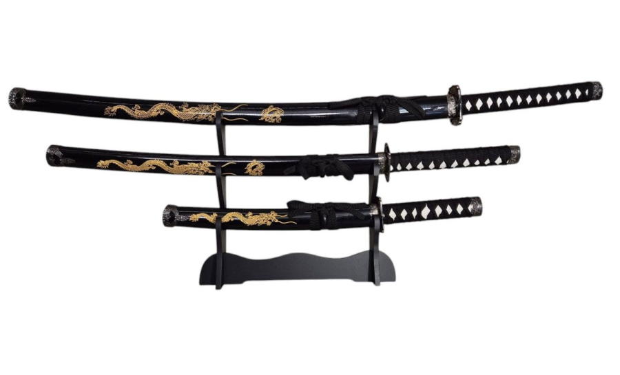 tris katana the action dragon black