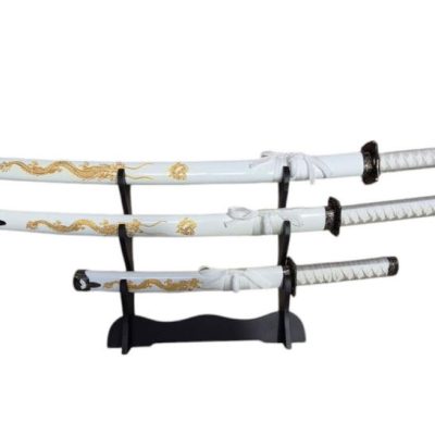 tris katana the action dragon white