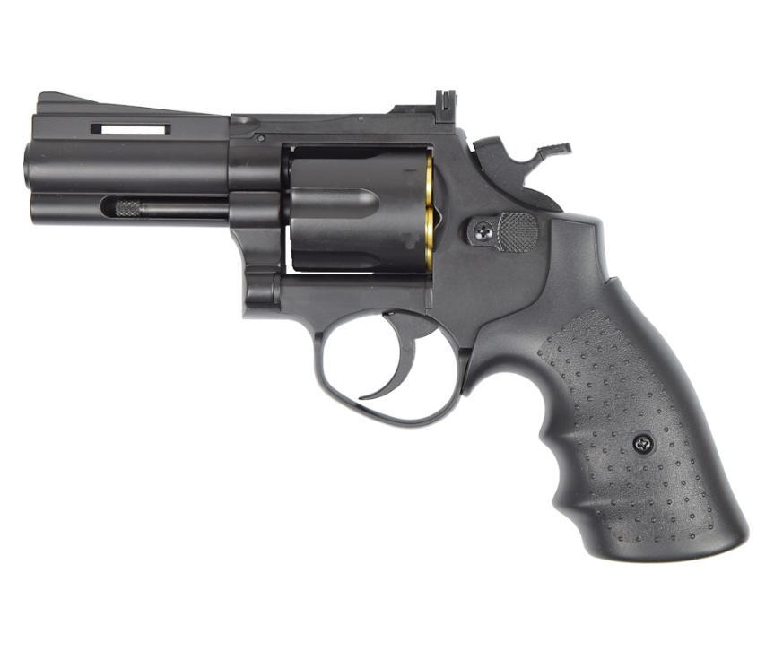 revolver softair a green gas 3,5" bk