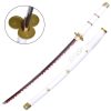 katana enma zoro roronoa deluxe one piece artigianale white