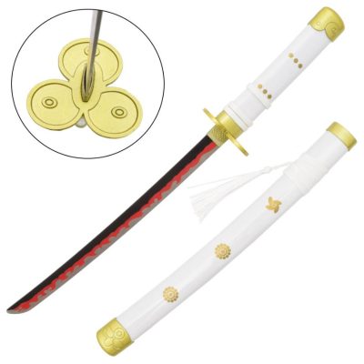 katana mini enma di zoro serie anime one piece white