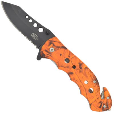 coltello tascabile arancio