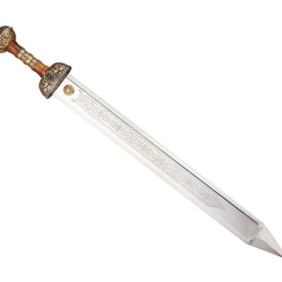 gladio giulio cesare in acciaio al carbonio toledo