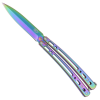 coltello butterfly rainbow fori verticali