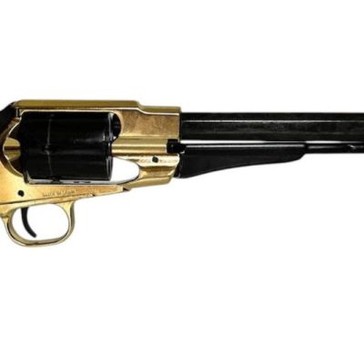 pistola replica remington 1858 oro/nero