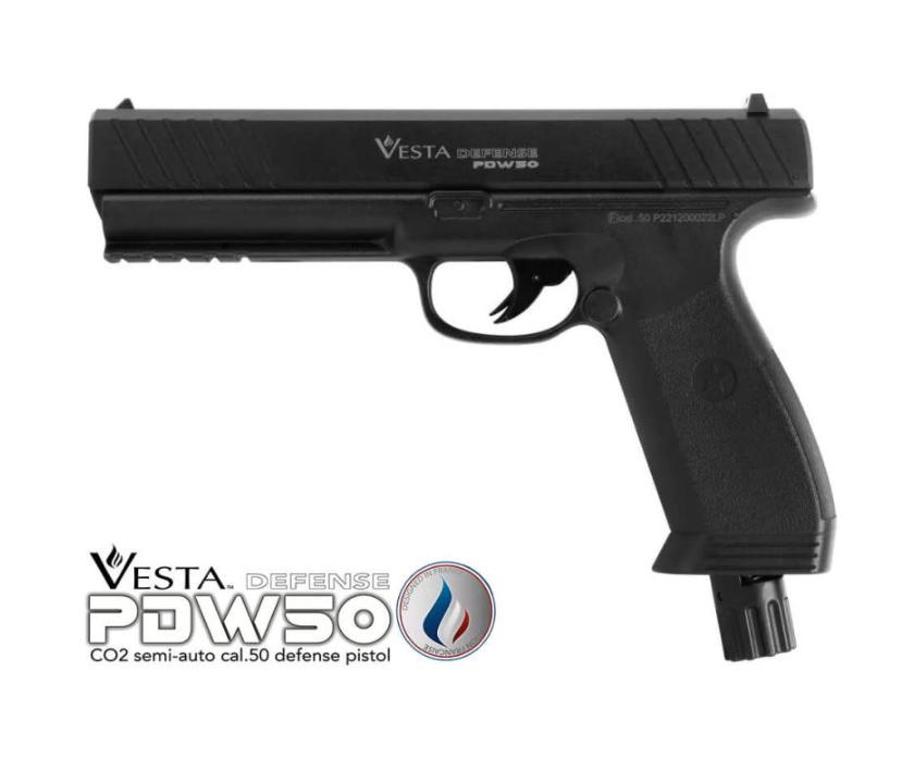 pistola vesta defence pdw50 7,5j co2 cal. .50