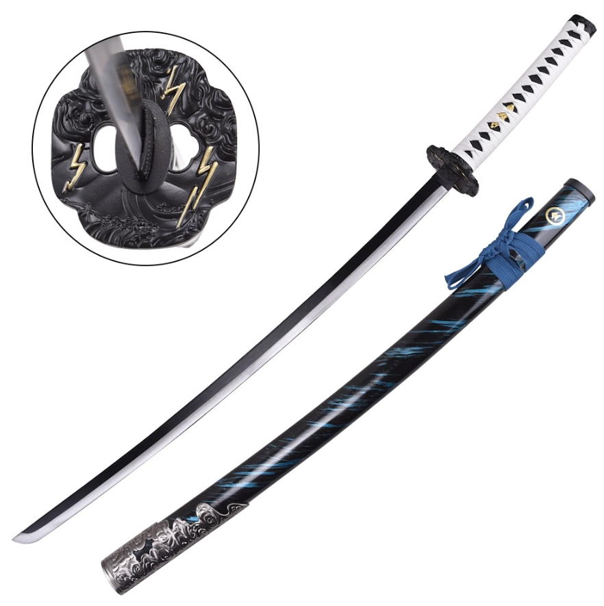set katane blu sakai di jin: ghost of tsushima set katane blu sakai di jin: ghost of tsushima