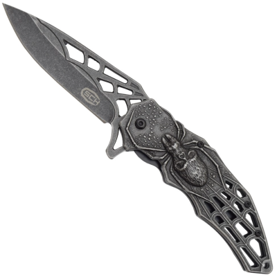 coltello tascabile con ragno