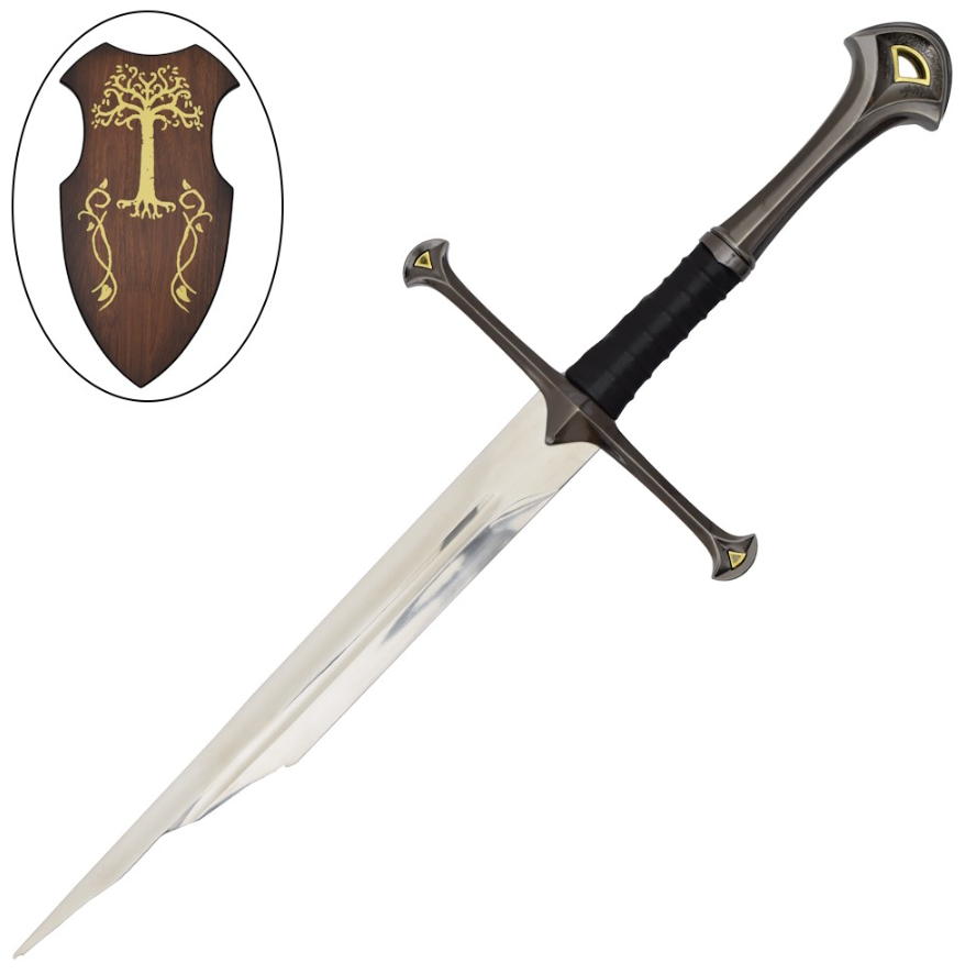 il signore degli anelli : spada narsil di elendil e isildur versione spezzata