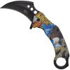 coltello karambit con aquila