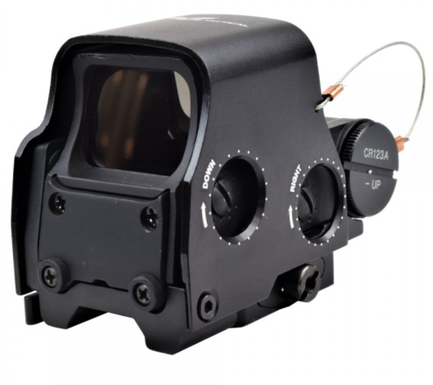 js-tactical red dot olografico nero